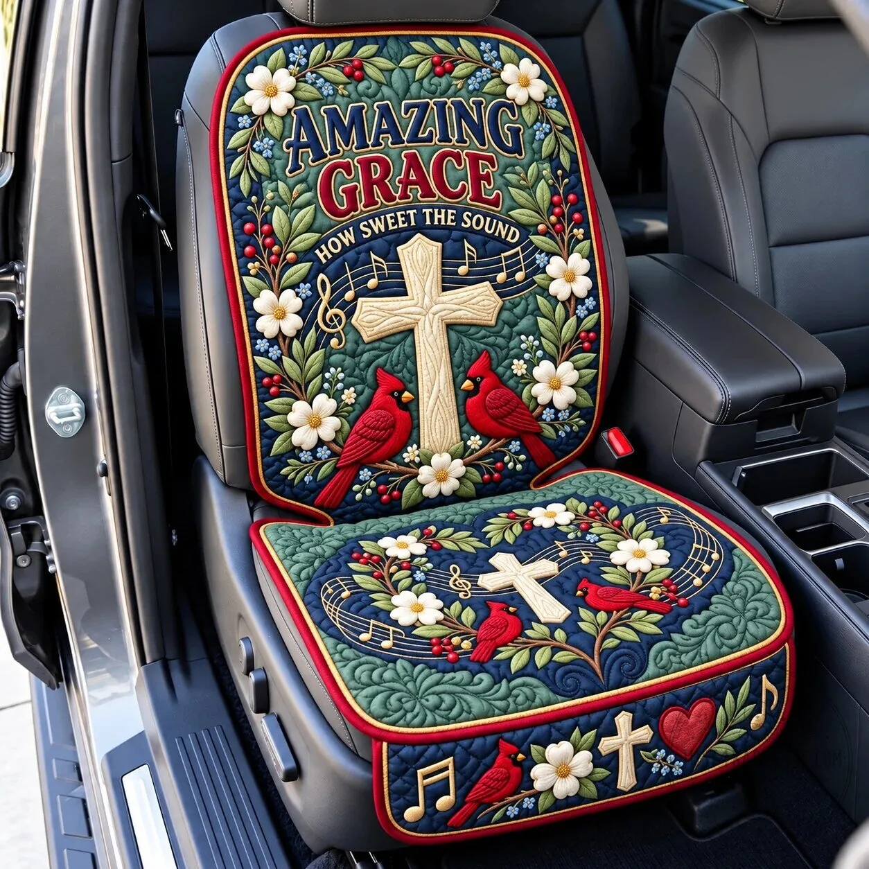 Amazing Grace How Sweet The Sound Christian Car Seat Cover
