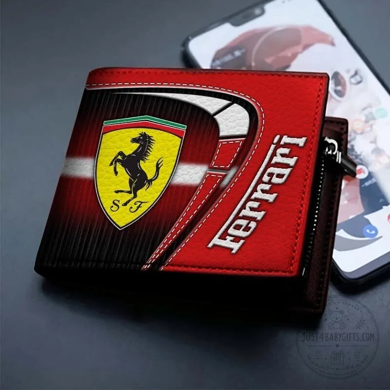 Ferrari Scuderia Racing Team Logo Bi-Fold Wallet