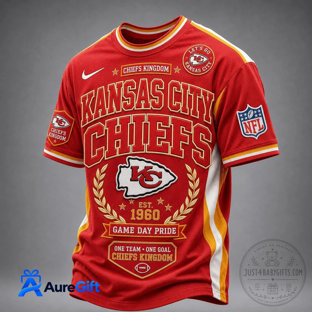 Kansas City Chiefs NFL Football Game Day Pride Fan T-Shirt