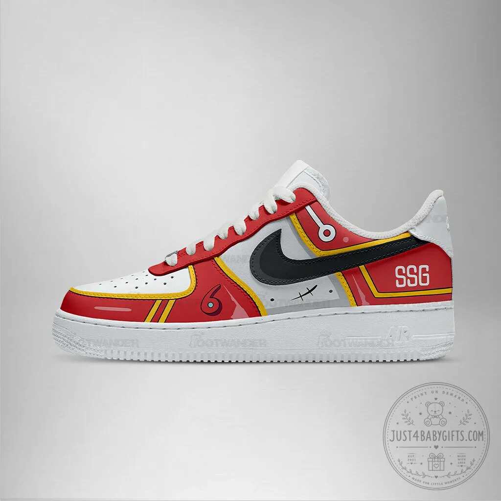 Monkey D. Luffy Egghead Arc One Piece Anime Custom Embossed Logo Shoes 8 Monkey D. Luffy Egghead Arc One Piece Anime Custom Embossed Logo Shoes
