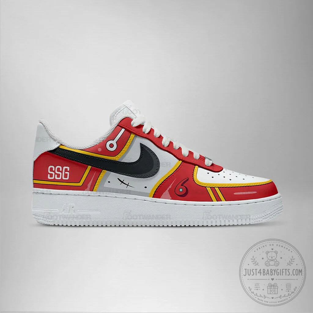 Monkey D. Luffy Egghead Arc One Piece Anime Custom Embossed Logo Shoes 9 Monkey D. Luffy Egghead Arc One Piece Anime Custom Embossed Logo Shoes