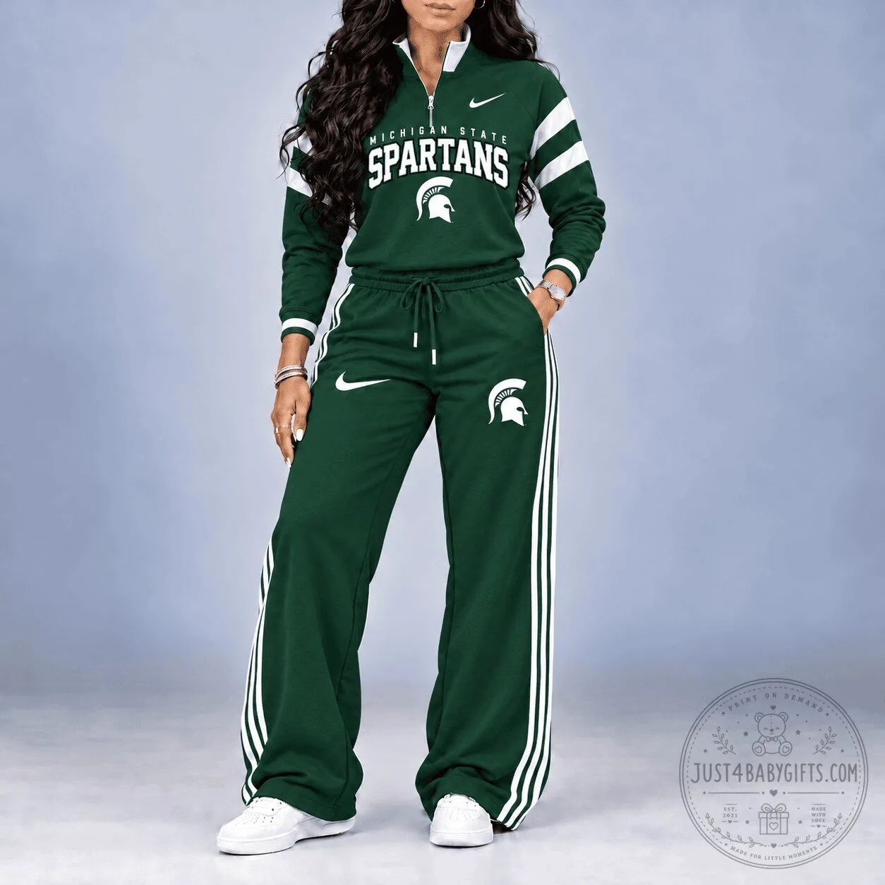 Michigan State Spartans NCAA Game Day Varsity Quarter-Zip Sweatshirt