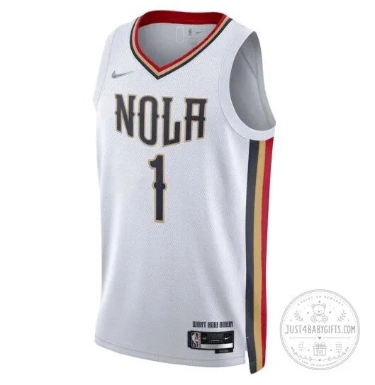 New Orleans Pelicans City Edition Diamante 75th Anniversary Basketball Jersey 1 New Orleans Pelicans City Edition Diamante 75th Anniversary Basketball Jersey