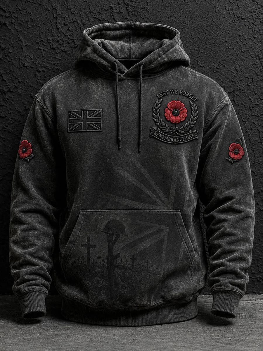 Lest We Forget Remembrance Day Poppy Military Hoodie 9 Lest We Forget Remembrance Day Poppy Military Hoodie