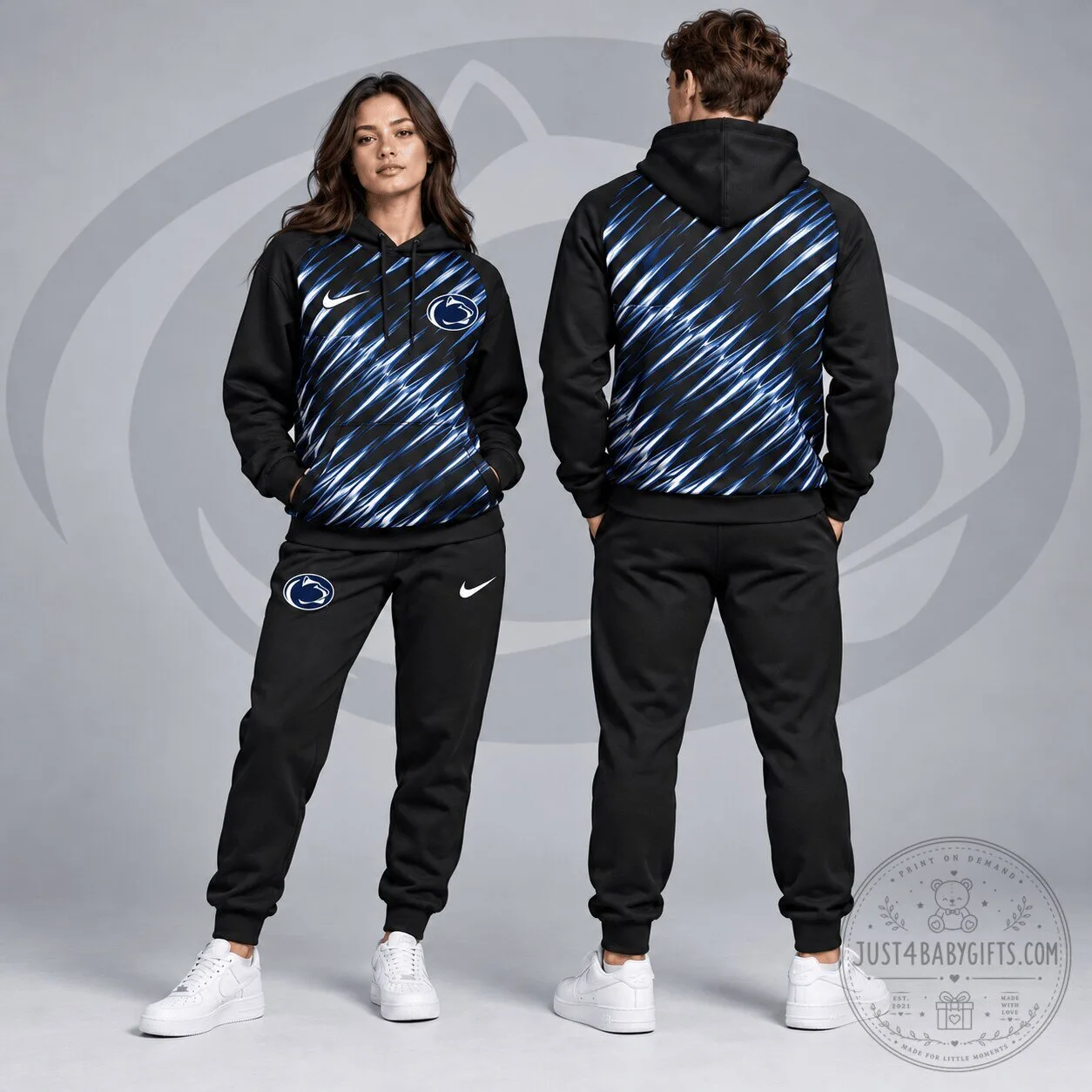 Penn State Nittany Lions NCAA Velocity Streak Pullover Hoodie