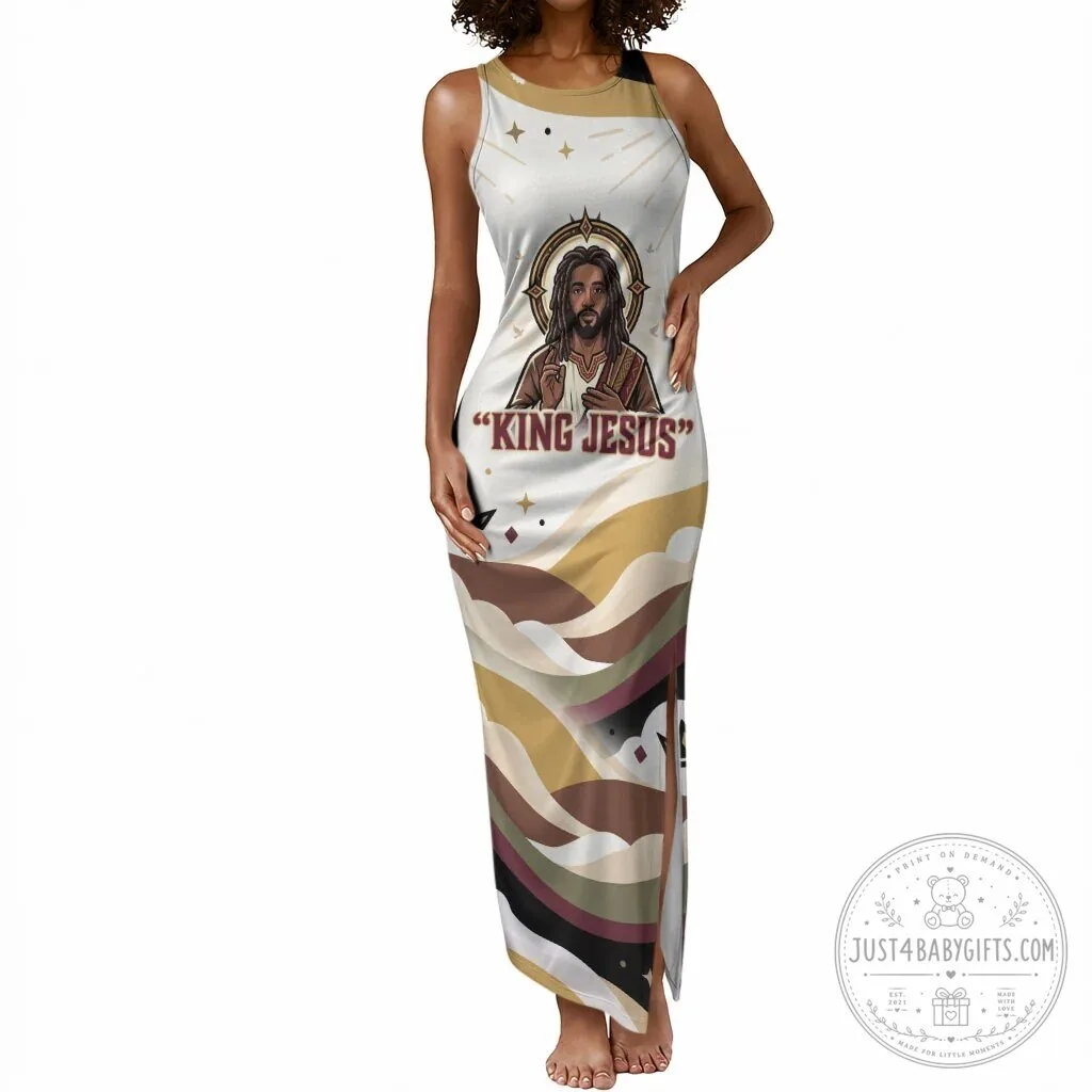 King Jesus African American Christ Religious Faith Holy Cross Dove Spiritual Maxi Dress 4 King Jesus African American Christ Religious Faith Holy Cross Dove Spiritual Maxi Dress