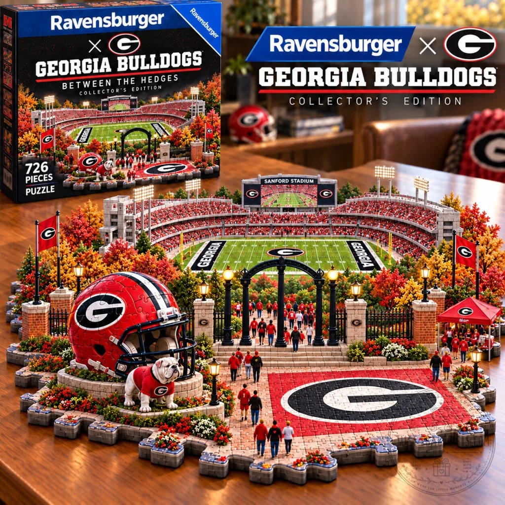 Georgia Bulldogs Sanford Stadium Between The Hedges Collector's Edition Puzzle Georgia Bulldogs Sanford Stadium Between The Hedges Collector's Edition Puzzle